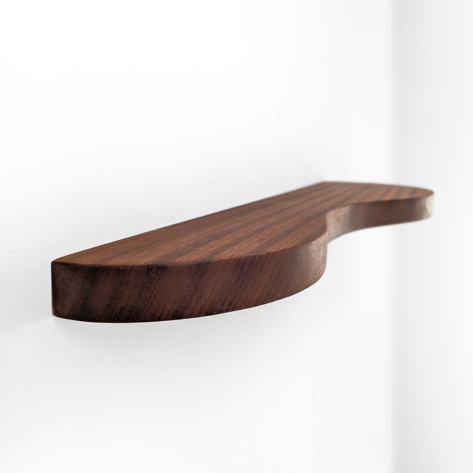 Nook Woodworking Double Curve Thick Floating Shelf (12"–84")
