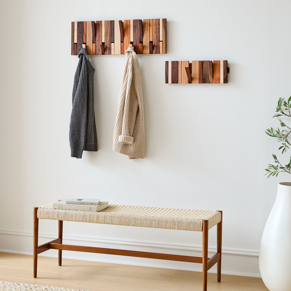 StoneWon Designs Co. Hardwood Piano Key Hook Rack